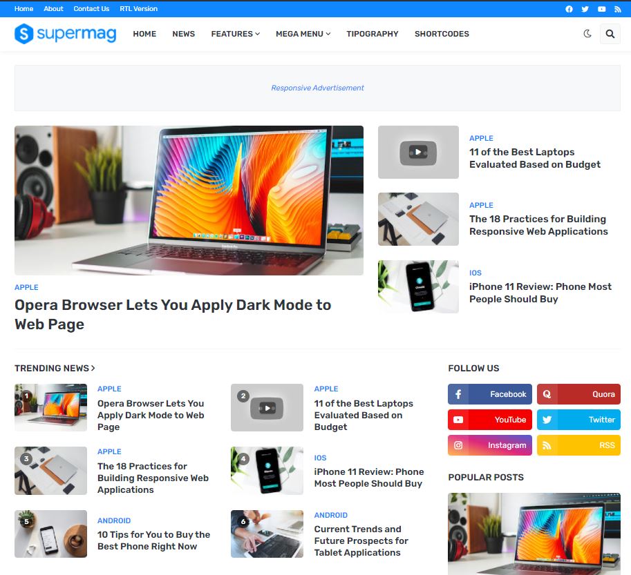 best free blogger template