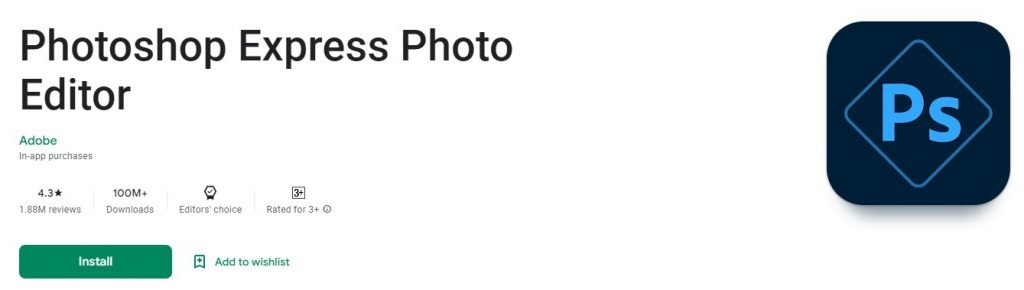 Photoshop Express Photo Editor