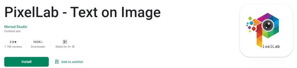 pixellab photo editor