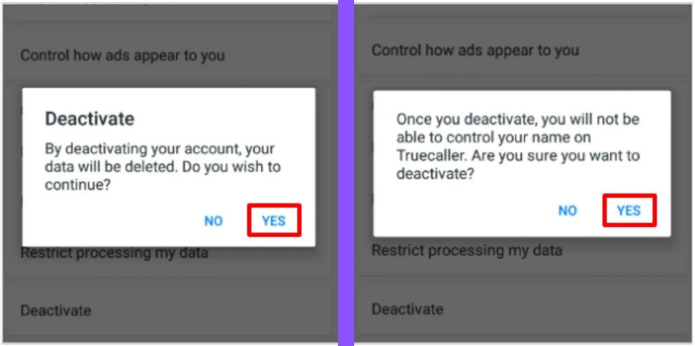 truecaller se account delete kaise karen